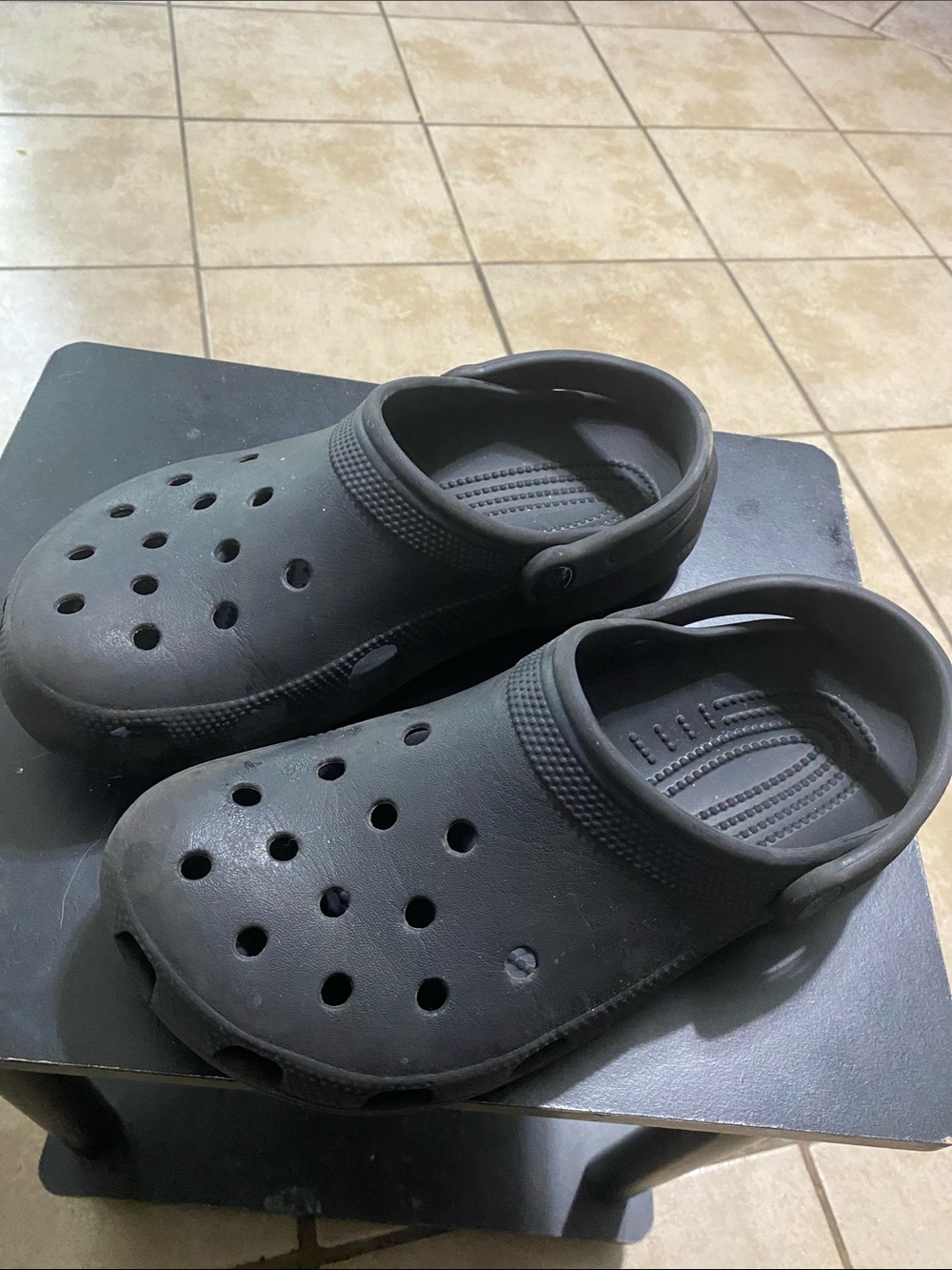 Black Classic Foam Crocs